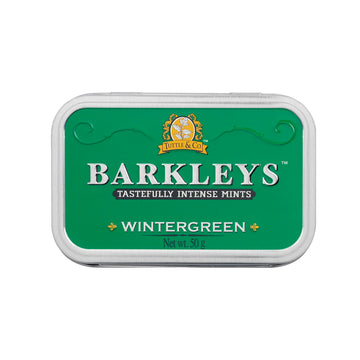 Barkleys Wintergreen Breath Mints - Strong Wintergreen Flavor Cool Mint Candy For Party, After Dinner, Wedding, Every Day Use -