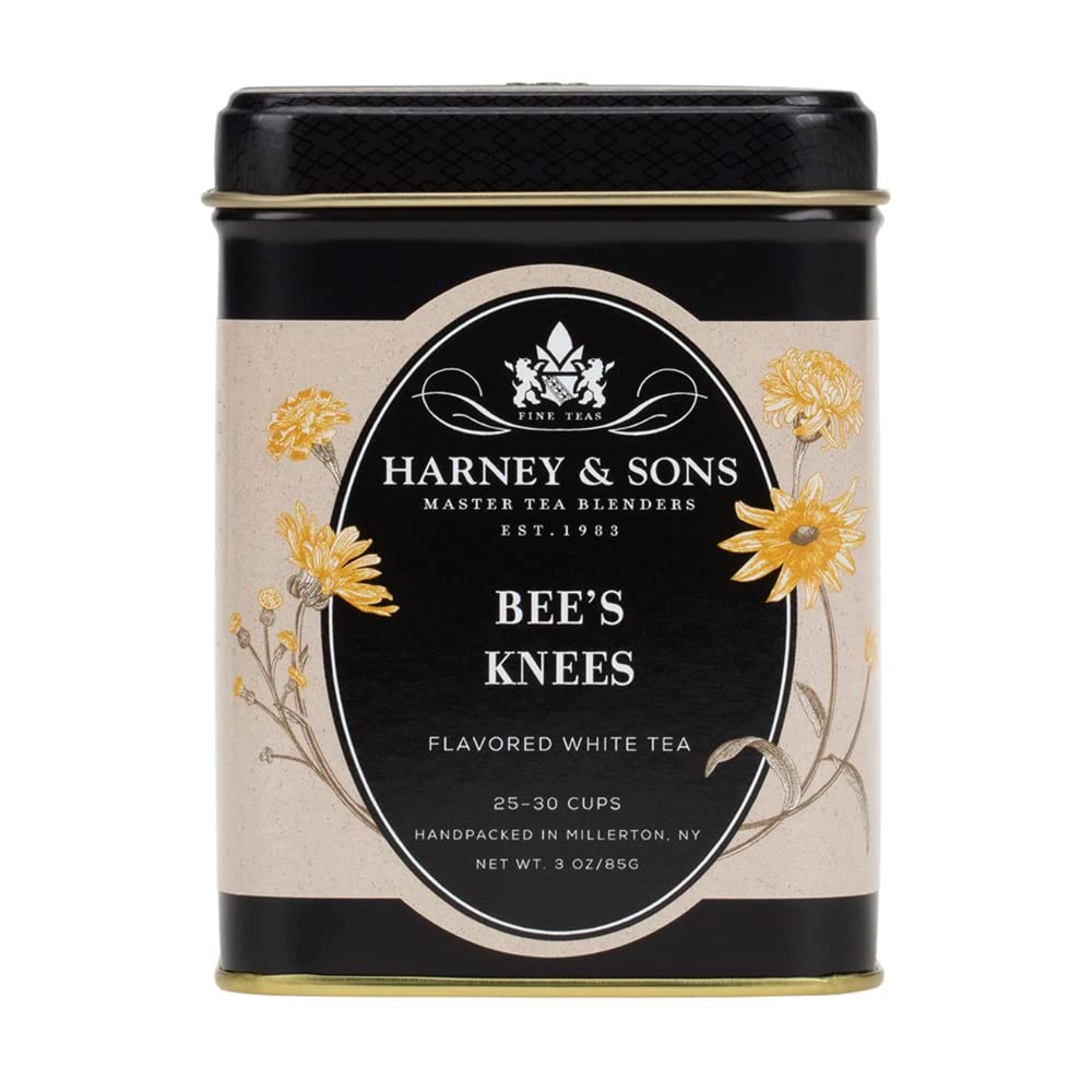 Harney & Sons Bees Knees Loose Leaf Tea, 3 Oz, Gin Flavor, Model 38-1789-1