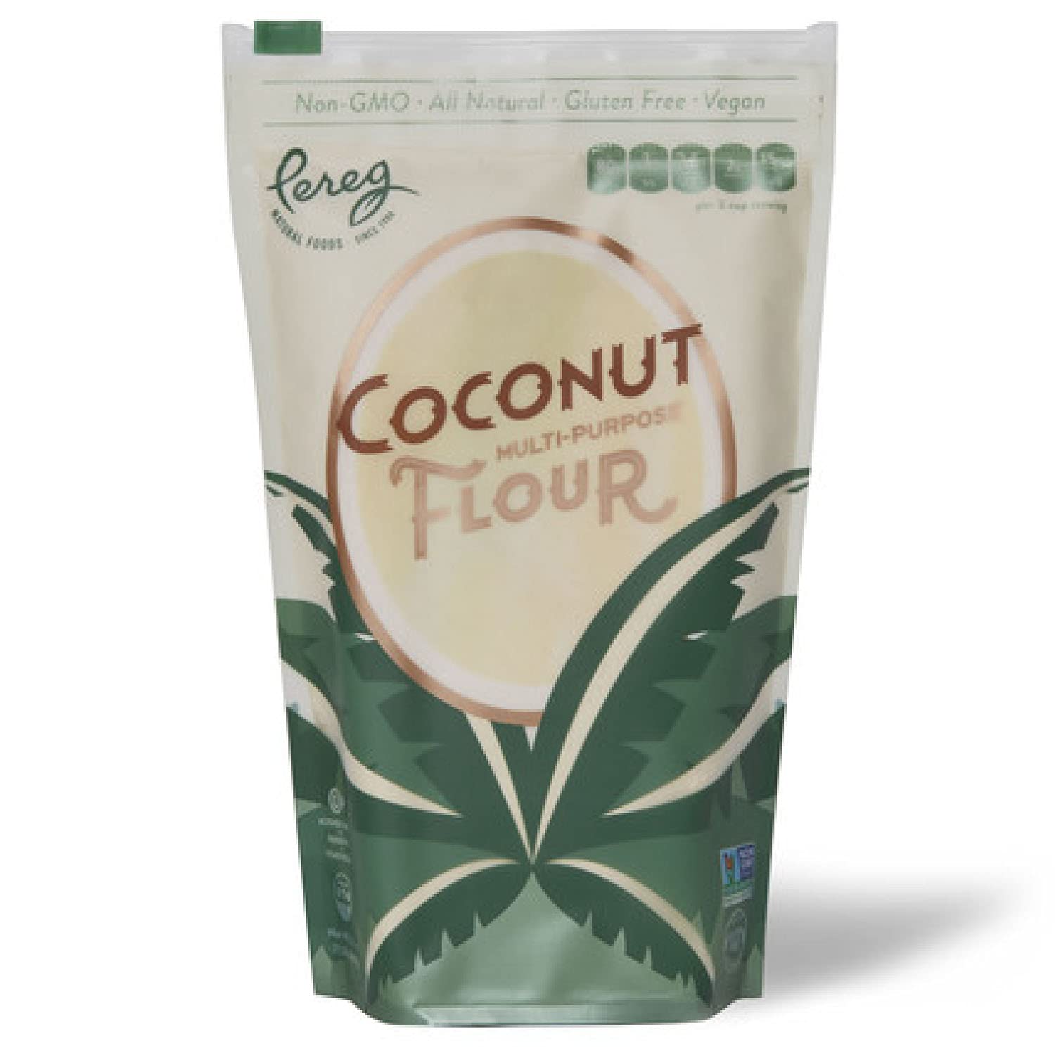 Pereg Coconut Flour (16 Oz) - Non GMO, Vegan, Vegetarian & Keto Friendly - Wheat Free, All-Purpose Flour & Multi-Purpose Flour A