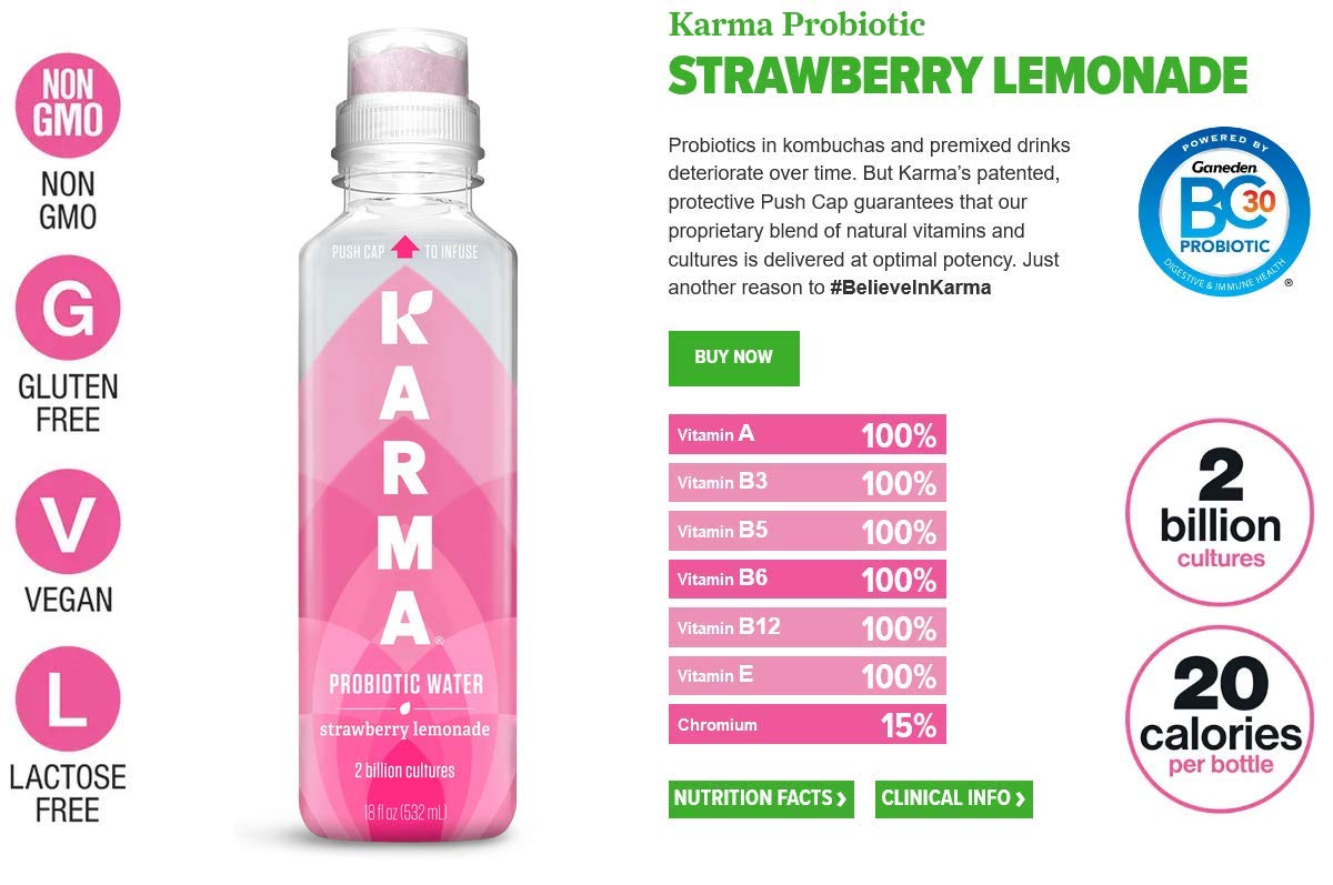 Karma Wellness Water Priobiotics (Variety Pack)