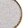 White Sprinkles Edible Pearl, 4Mm Cake Sprinkles,Cookie Sprinkles,Sugar Pearl, Edible Candy Pearls 130G 4.6Oz For Cake Cupcake D