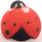 Red and Black Ladybug Edible Sugar Cake Toppers, 24 Count
