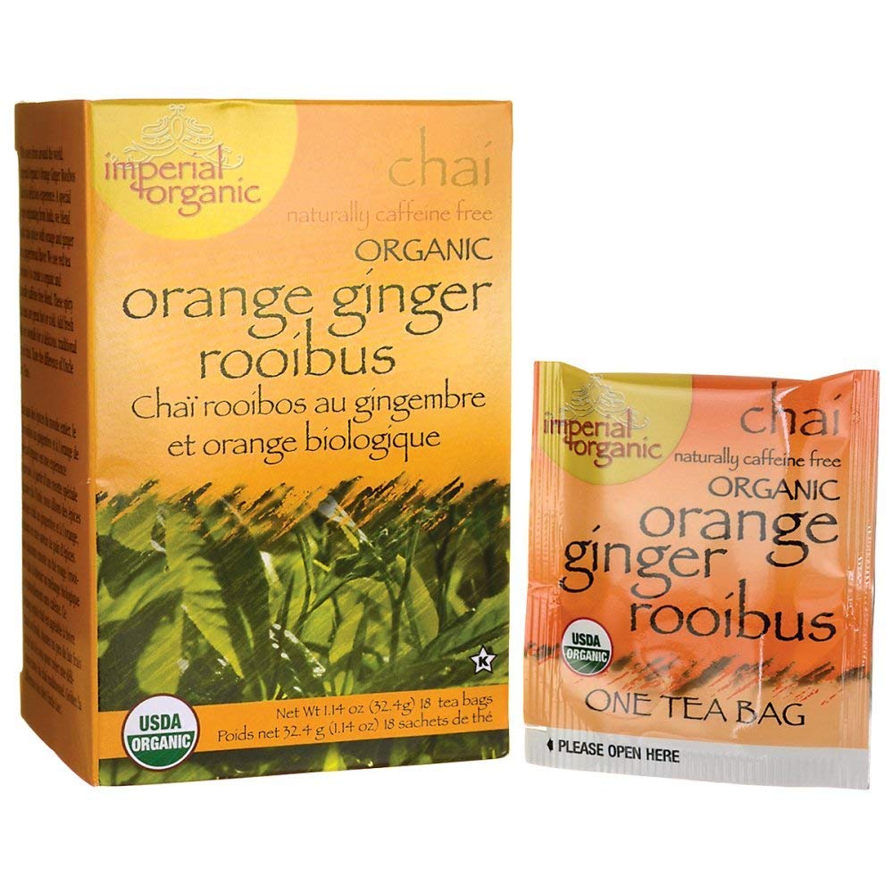 Uncle Lees Tea Organic Orange Ginger Tea, 18 Bags