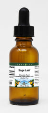 Sage Leaf Glycerite Liquid Extract (1:5) - Chocolate Flavored (1 oz, ZIN: 513274)