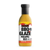 Kosmos Q Pineapple Heat Bbq Glaze  Sweet And Spicy Glaze For Ribs  Chicken  Pork  And Brisket  Thick Competition-Style Bbq Glaze With Real Pineapple And Scorpion Peppers  American Made  15.5 Oz Bottle