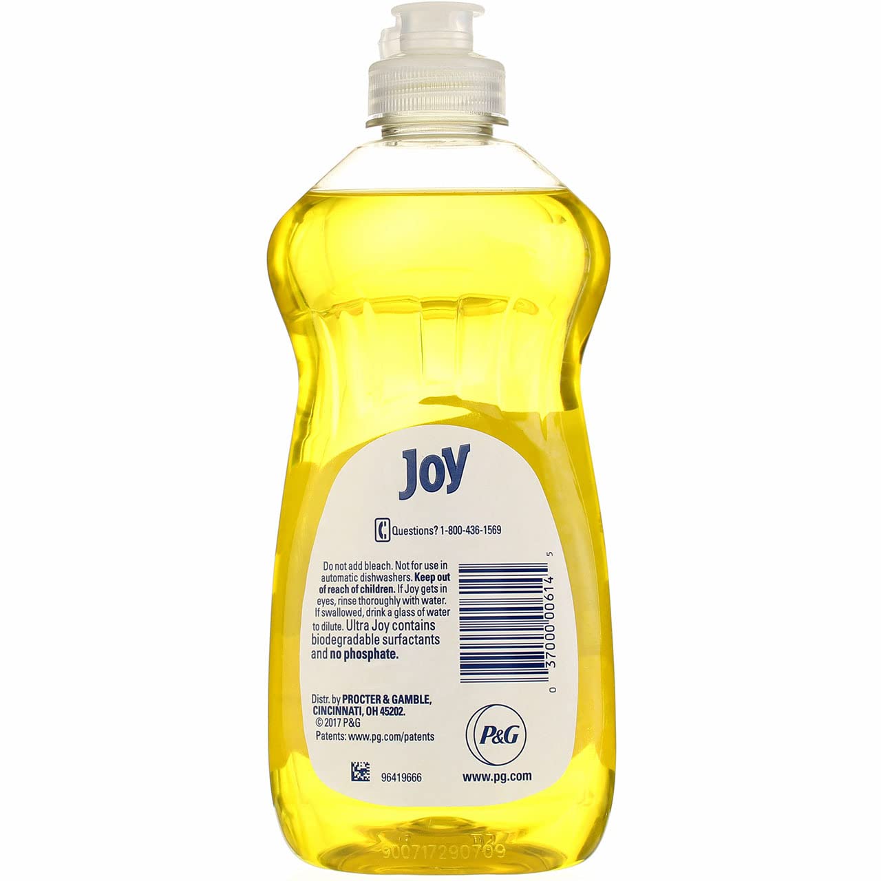 Joy Ultra Dishwashing Liquid, Lemon Scent, 12.6 Ounce (Pack Of 25)