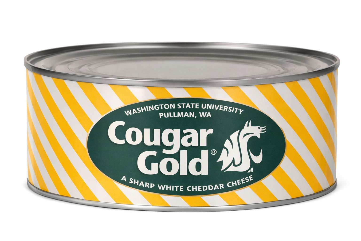 Cougar Gold Sharp White Cheddar Cheese, 30 Ounce Can, Washington State University