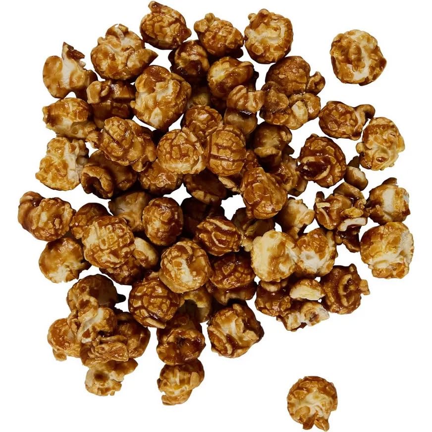 The Hampton Popcorn Company Caramel Popcorn Bucket, 20 Ounce, Fresh Gourmet Brown Caramel Corn