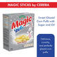 Cerera Magic Corn Sticks - Sweet Glazed Corn Puffs With Sugar And Oil 150G (2 Pack) - Healthy Snack Ideal For Sharing With Frien