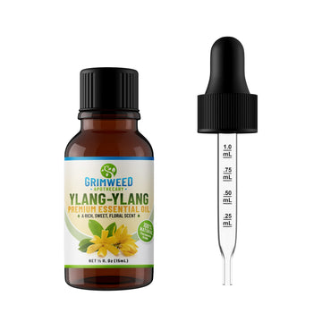 Ylang Ylang Essential Oil 100% Pure And Natural, Therapeutic Grade, Premium Quality, With Dropper