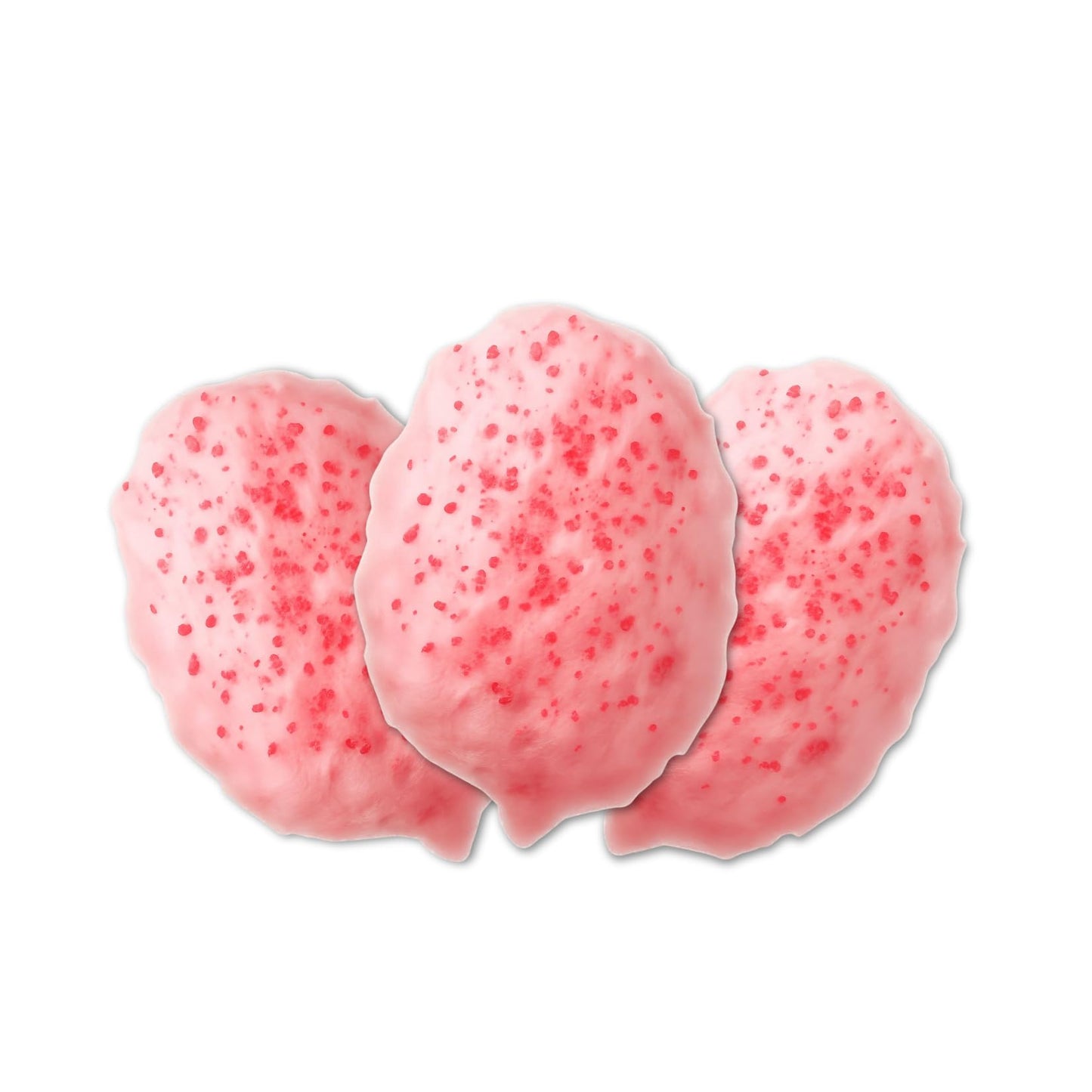 LYZAS SWEETS &   Kool-Aid Popping Cotton Candy - Strawberry Flavor - Gift Pack of 3, 1 oz. Bags