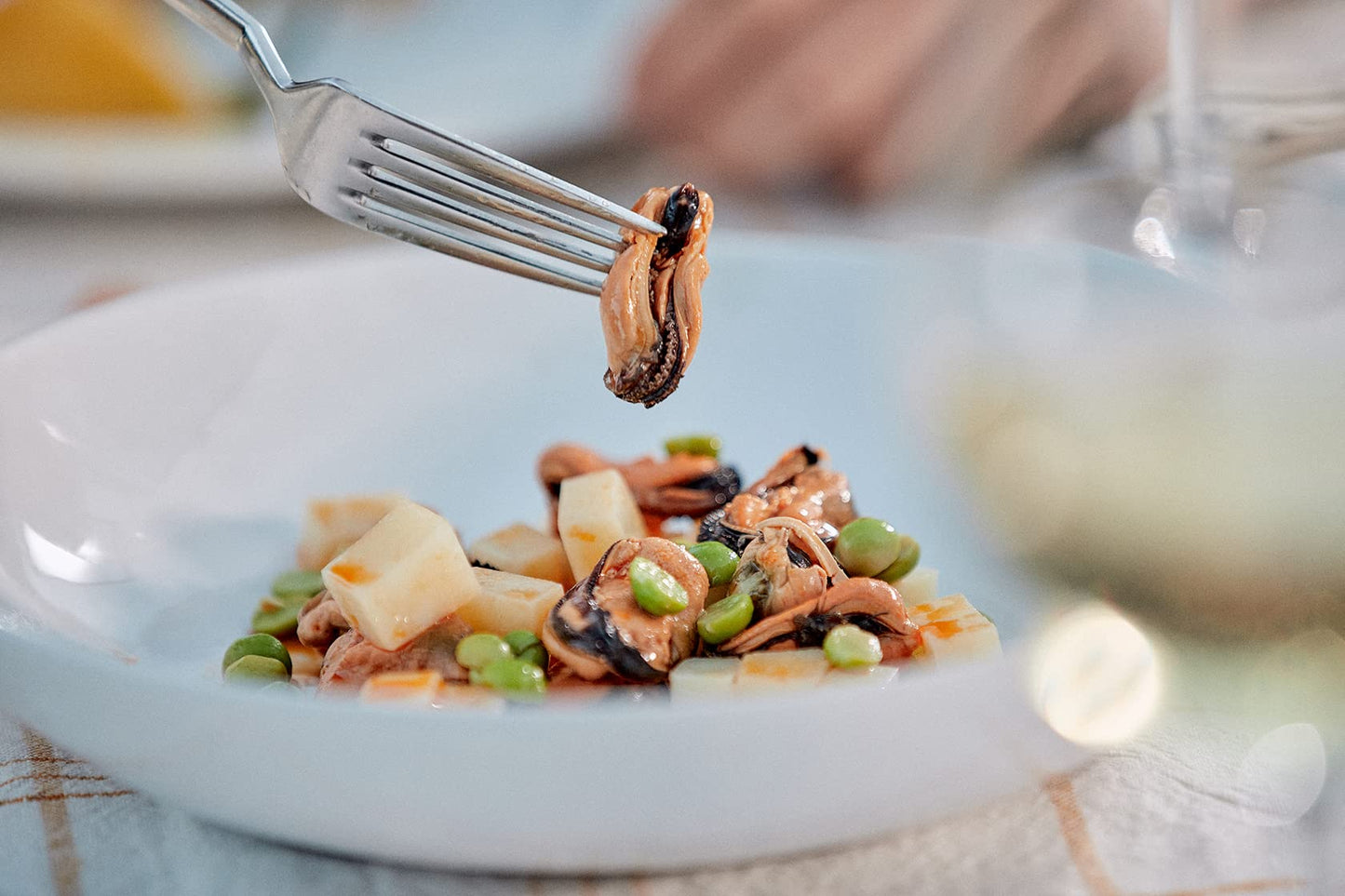 Matiz España Mussels in Extra Virgin Olive Oil & Apple Cider Vinegar, 4 oz. (Pack of 12), Handcrafted in Galicia, Spain