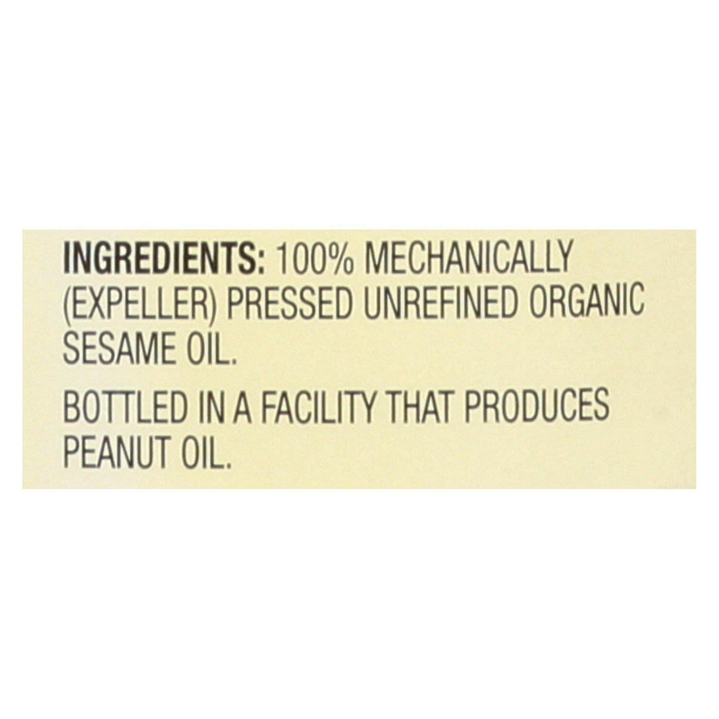 Spectrum Naturals Oil Sesame Unrefined, 8 oz