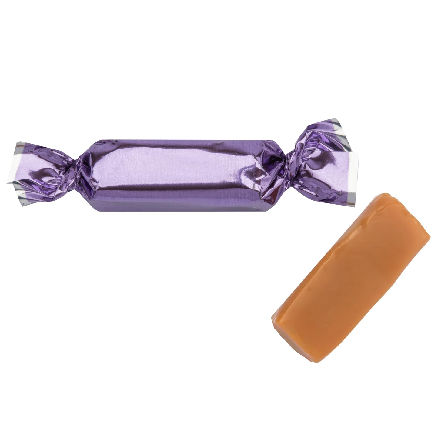 Candy Envy - Individually Wrapped Caramels - Lilac Wrapper - 2 Pound Bulk Lilac Candy