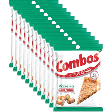 Combos Pizzeria Pretzel Baked Snacks 6.3-Ounce Bag (Pack Of 12)