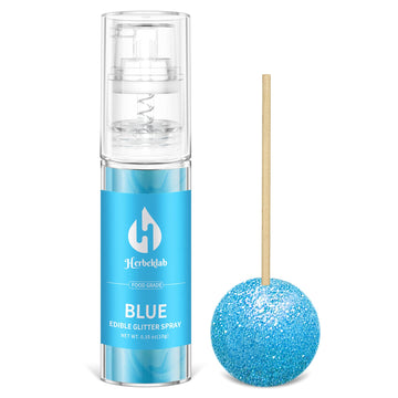 Blue Edible Glitter - Edible Glitter Spray 10g Edible Blue Glitter for Cakes Food Grade Drink Glitter Blue Edible Glitter for Co