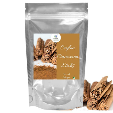 Nxtgen Ayurveda Ceylon Cinnamon Sticks | Sri Lankan Dalchini Sticks | 50G