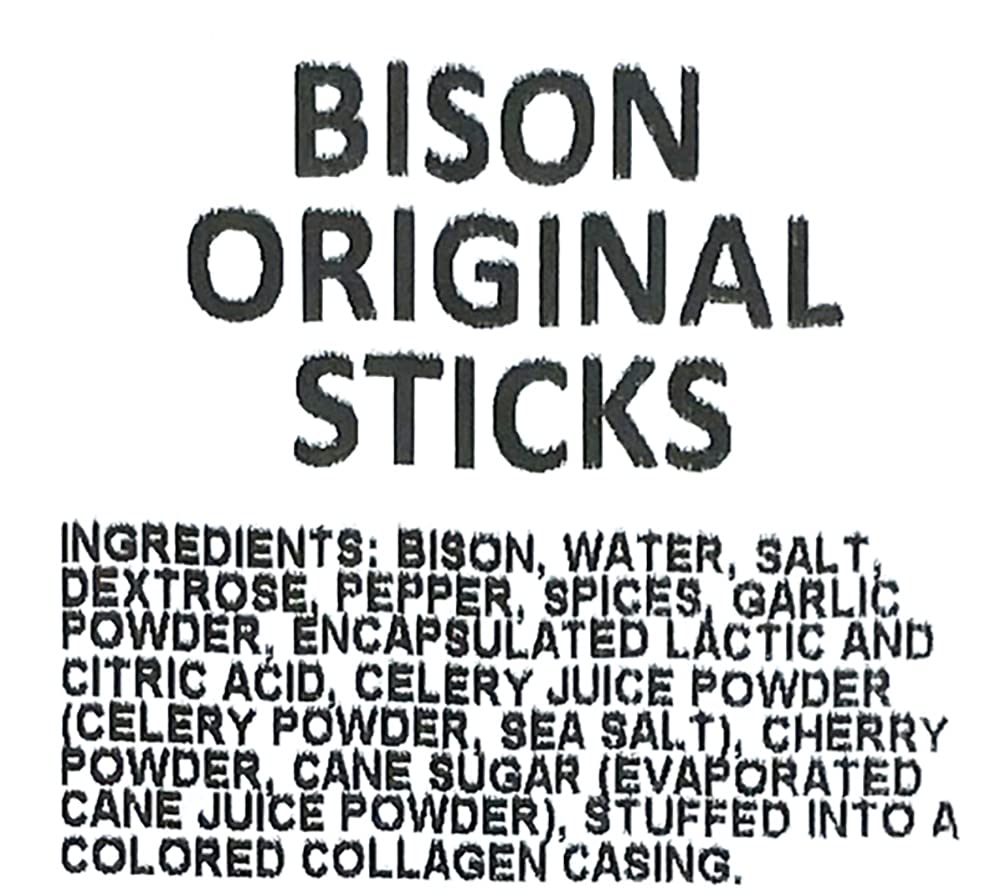 Dakota Pure Bison Original Jerky Sticks, Pack of 2 (8 Meat Sticks),   &    Free, 4 Count