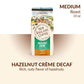 New England Coffee Hazelnut Crème Decaffeinated Medium Roast Ground Coffee, 10Oz Bag (Pack Of 1)