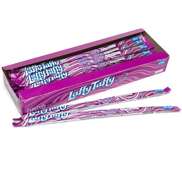 Laffy Taffy Rope - Grape Flavor (Box Of 24 Ropes)
