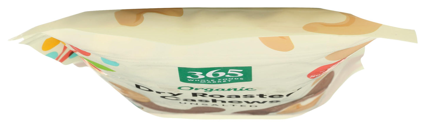 365 By Whole Foods Market, Organic Cashews, Dry Roasted & Unsalted, 10 Ounce