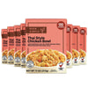 Born Simple Prepared Meals - Ready to Eat Thai Style Chicken Bowl | 18g Protein | 11 Oz (Pack of 8)