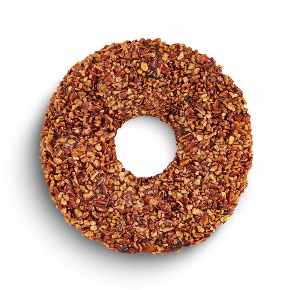 Collin Street Bakery Texas Blonde Pecan Cake In Collectible Gift Tin - 801 Regular Size 7    Cake With Chopped Pecans, Cherries,