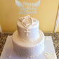 Happy Birthday In Heaven Cake Topper Party Decorations For Birthday,Anniversary,Funeral,Celebration Of Life Party Supplies,Silve