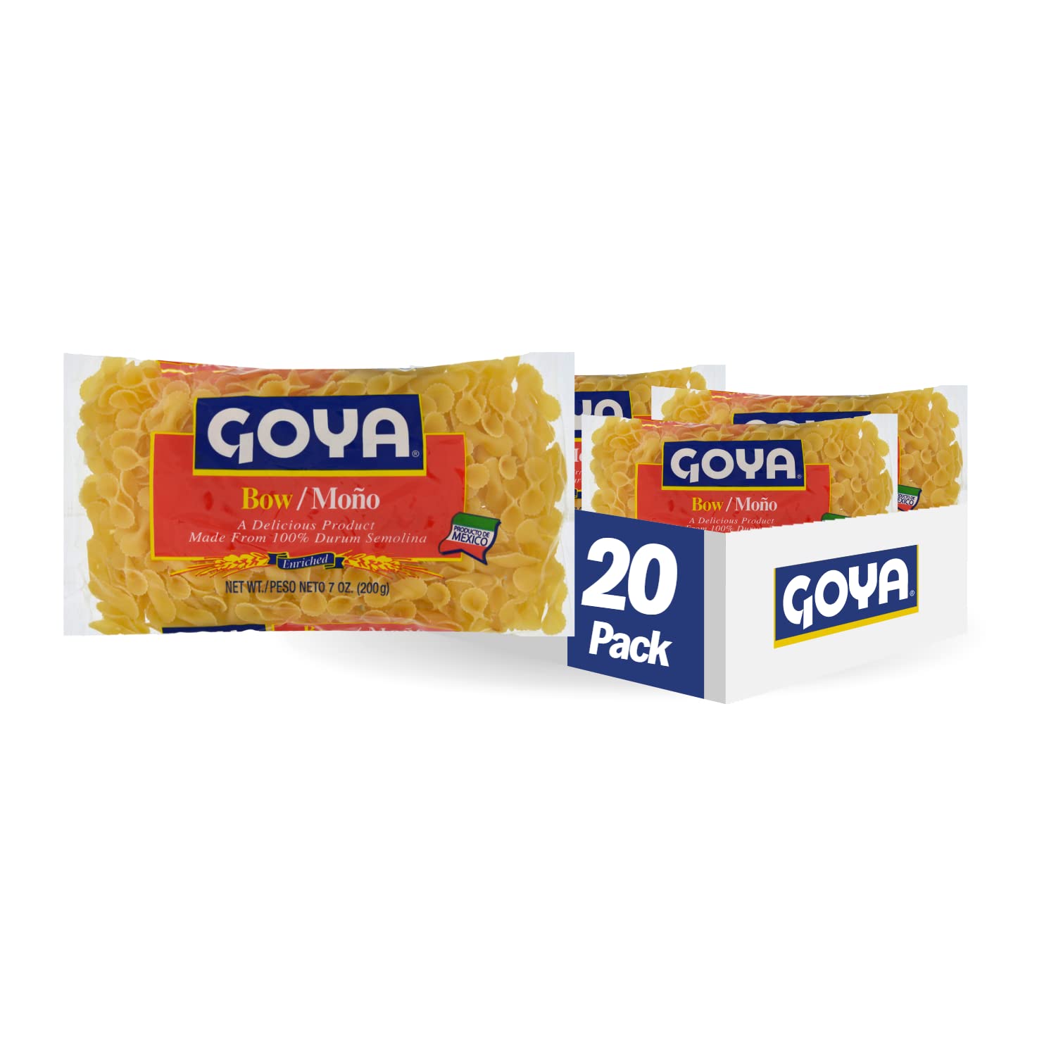 Goya Bow Tie Pasta, 7 Ounce (Pack of 20)