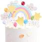 Happy Birthday Cake Topper Cake Decoration Birthday Cake Supplies (Rainbow cake topper)