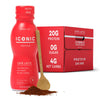 ICONIC Protein Drinks, Café Latte, Sugar Free, Low Carb, 20g Protein, 100mg Caffeine, 11 Fl Oz (Pack of 12)