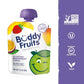 Buddy Fruits Pure Blended Fruit Snack To Go Variety Pack, Multifruit & Strawberry Applesauce 3.2Oz (Pack Of 24) | 100% Real Frui