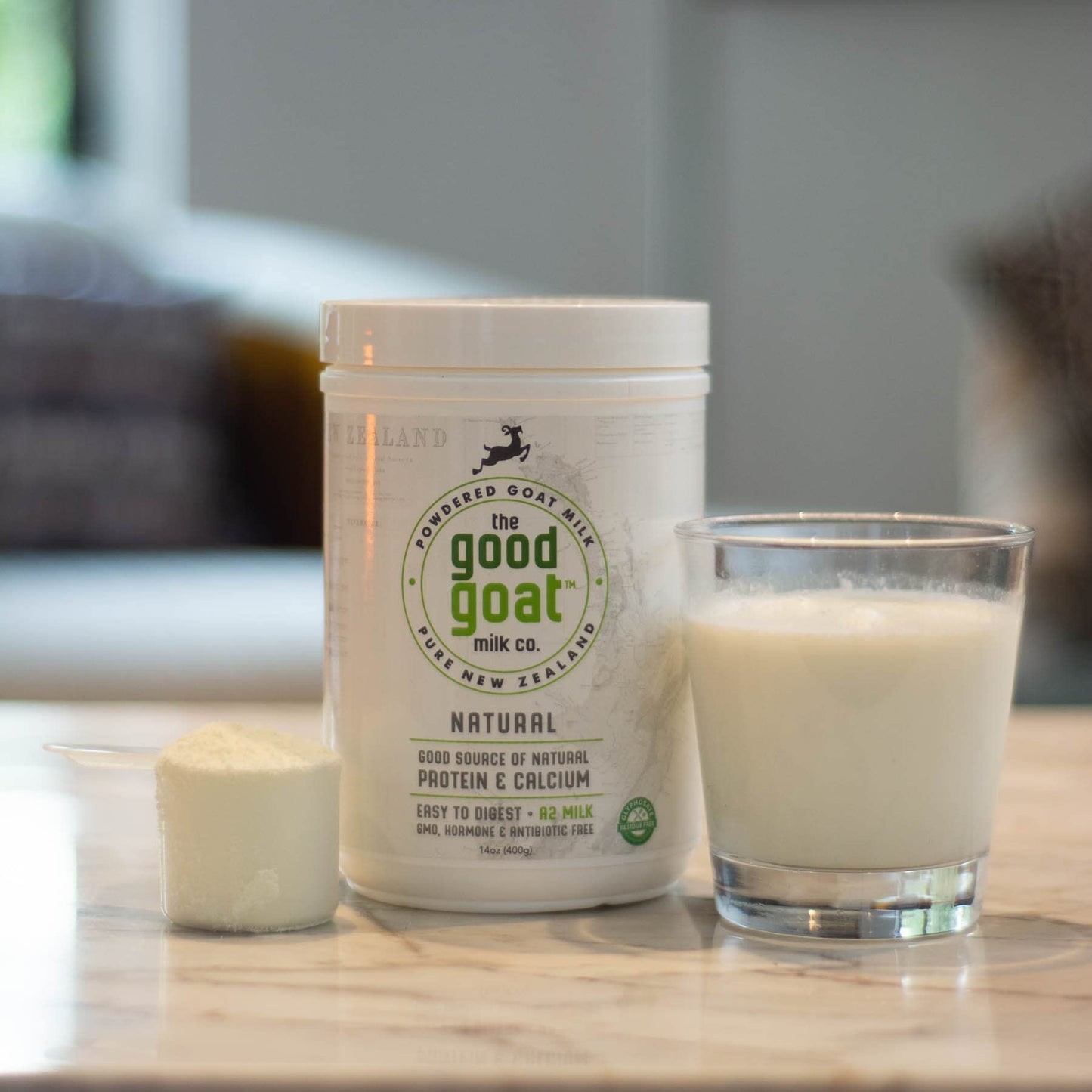 New Zealand Full Cream Goat Milk Powder (Natural) - 14Oz