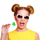Fruidles Lollipops Mini Heart Shaped Flavored Delicious Lollipop, Individually Wrapped, 5G Lollipop (30 Lollipops, Green Apple)