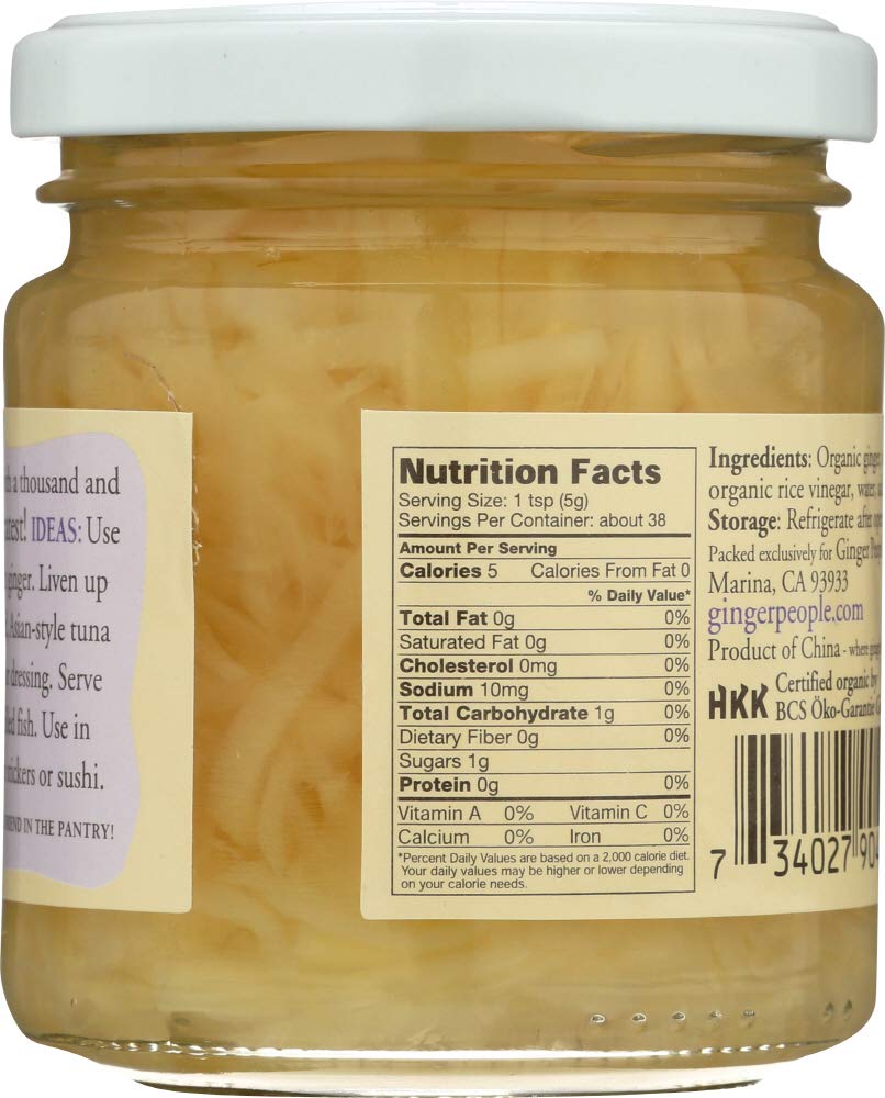 Organic Grated Ginger, Made In Fiji, 6.7 Ounces (Pack Of 2)