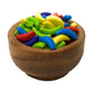 Banana Shaped Candy, Crazy Rainbow Assortment, 3 Pounds Bulk