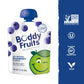Buddy Fruits Snacks To Go Blueberry Unsweetened Applesauce 3.2Oz Pouch (18Pk) Gluten-Nut-Dairy-Preservatives-Bpa Free, Non Gmo,