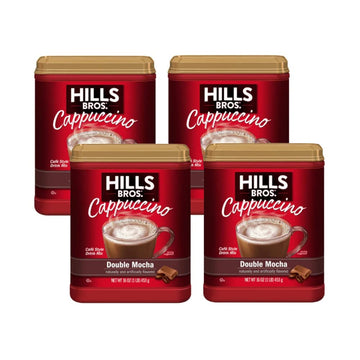 Hills Bros. Flavor Coffee (Double Mocha, 16 Ounce (Pack Of 4)