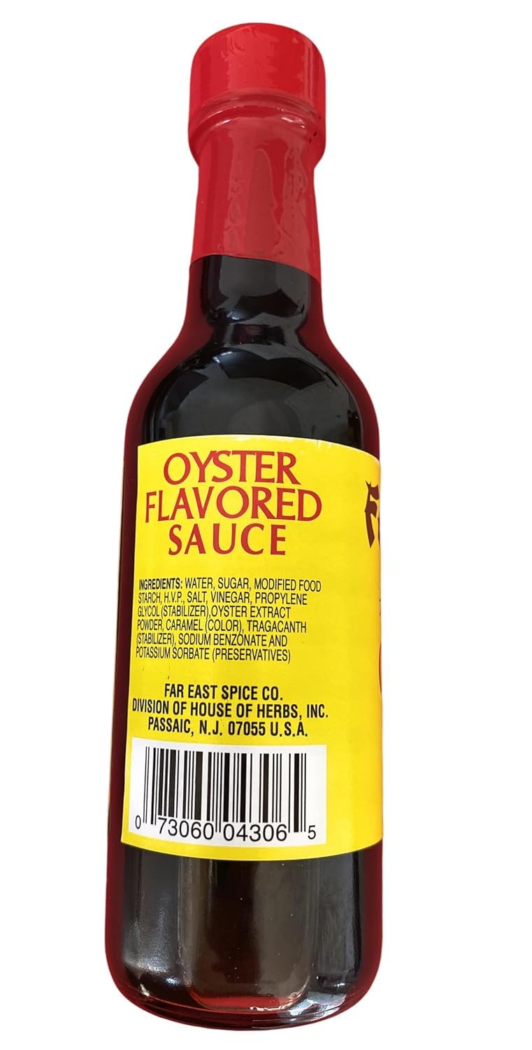 Far East Oyster Flavored Sauce, Two 5 Ounce Bottles Of Asian Oyster Sauce, Delicious Asian Sauce (5 Ounce Bottle, 6-Pack), Brown
