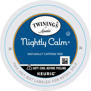 Twinings Of London Nightly Calm Herbal Tea K-Cups For Keurig, 12 Count