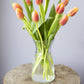 Kabloom Flowers -Valentine'S Day Collection - 10 Orange Tulips With Vase, Gift For Birthday, Sympathy, Anniversary, Get Well, Th