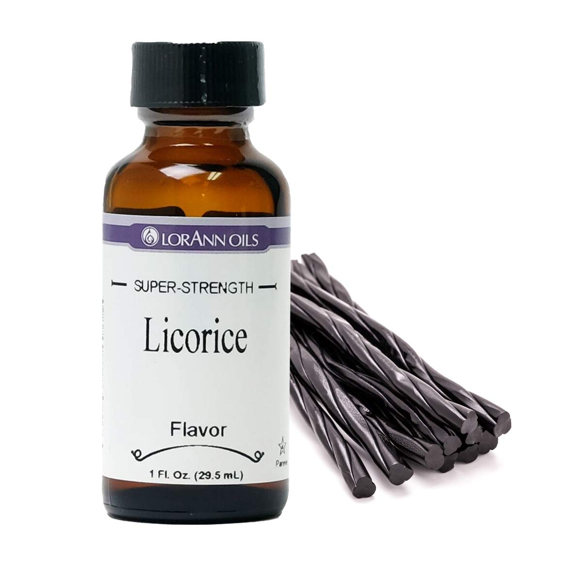 Lorann Licorice (Black) Ss Flavor, 1 Ounce Bottle