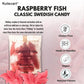 KOLSVART Swedish Candy, Roding Shaped, Classic Scandinavian Gummy, Vegan, Gluten Free, Red Raspberry, 4.2oz (2-Pack)