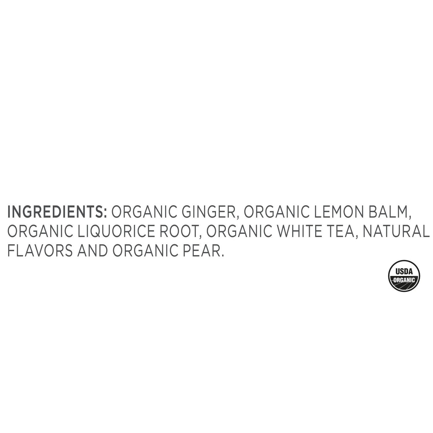 Tea Fort   Organic White Tea White Ginger Pear, 2.82 Ounce Loose Leaf Tea Canister