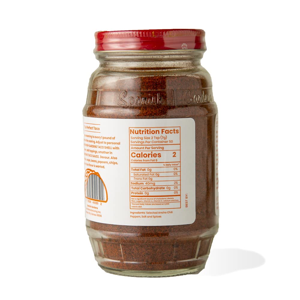 Spanish Gardens Taco Seasoning And All Purpose Spice (6 Pack) - A Taco Night Must-Have Taco Seasoning For Authentic Mexican Food