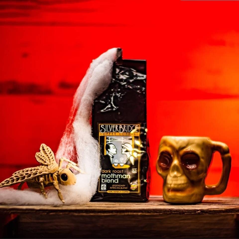 Silver Bridge Coffee Company Coffee Mothman Blend | 12Oz Specialty Coffee | Medium/Dark Roasted Smooth Bold Blend | Legendarily