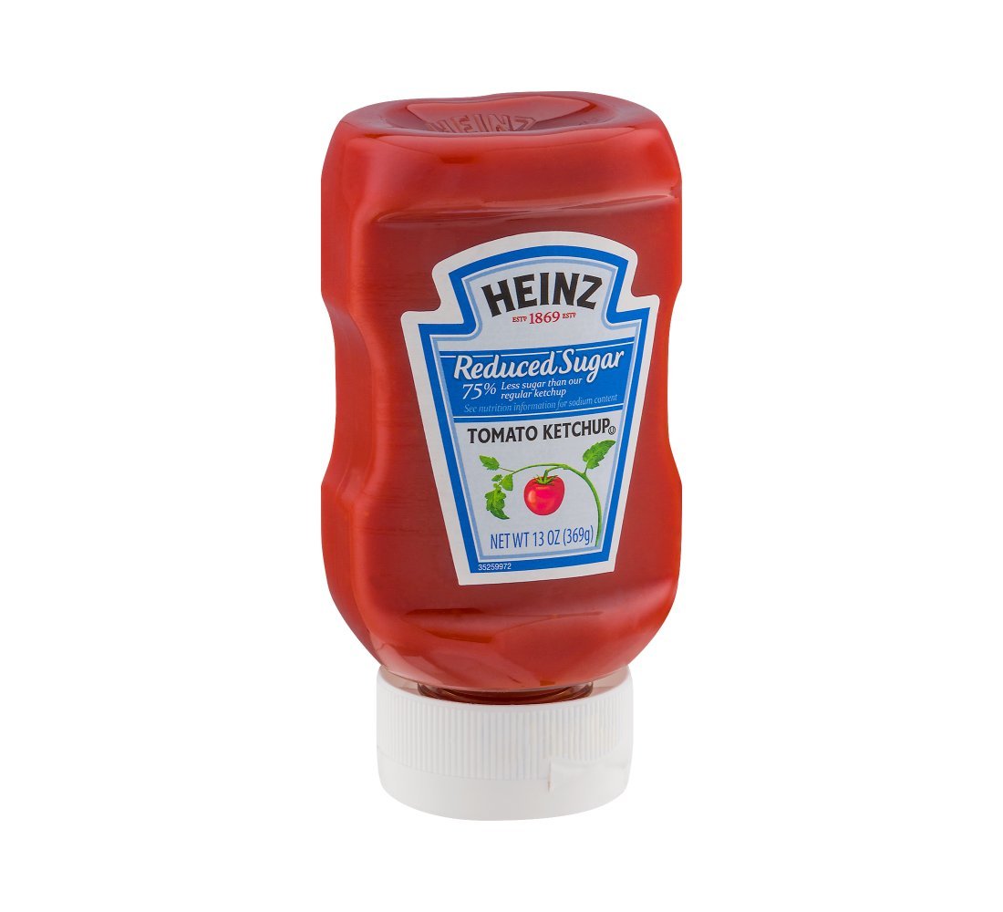 Heinz Tomato Ketchup with No Sugar Added (6 ct Pack, 13 oz Bottles)