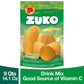 Zuko Mango Instant Powder Drink | Family Pack | No Sugar Needed | Vitamin C | 14.1 Ounce (Pack of 2)