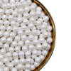 NIPEOR White Pearl Sprinkles,Edible Pearl Sprinkles 4.6oz/130gEdible Sprinkle Topping Sprinkles, Round Sprinkles for Cake Decora