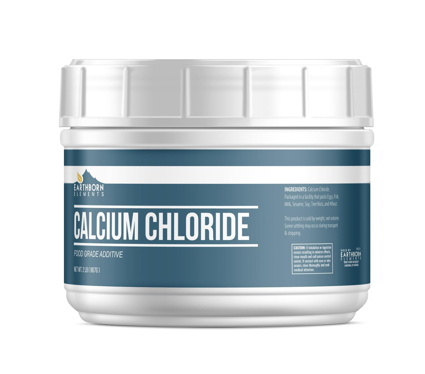 Earthborn Elements Calcium Chloride, Wine & Cheese Making, Food Additive & Preservative 32 Ounce (Pack Of 1)